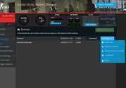 A screenshot showing the backups manager in NodePanel