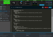 A screenshot showing how simple it is to edit files in our web-based File Manager