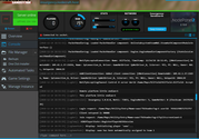 A screenshot of the output and server logs generated for a server
