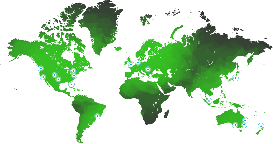 Nodecraft server locations, including United States, Europe and Asia-Pacific